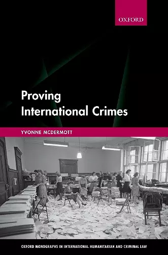 Proving International Crimes cover