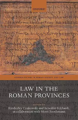 Law in the Roman Provinces cover