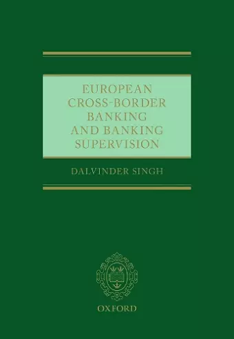 European Cross-Border Banking and Banking Supervision cover