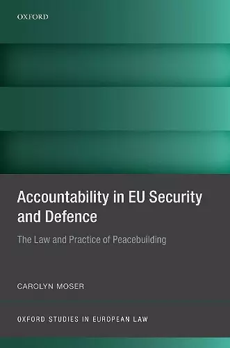 Accountability in EU Security and Defence cover