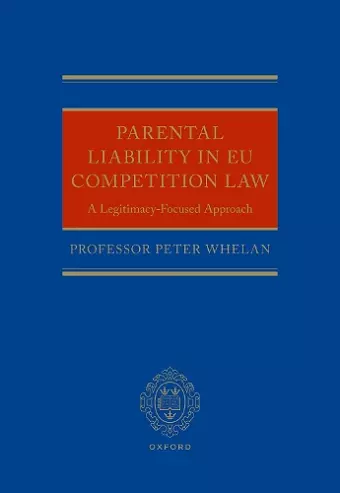 Parental Liability in EU Competition Law cover