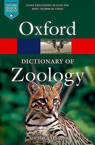A Dictionary of Zoology cover