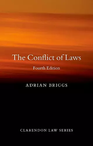 The Conflict of Laws cover