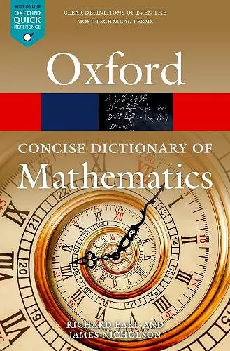 The Concise Oxford Dictionary of Mathematics cover