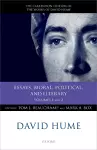 David Hume: Essays, Moral, Political, and Literary cover