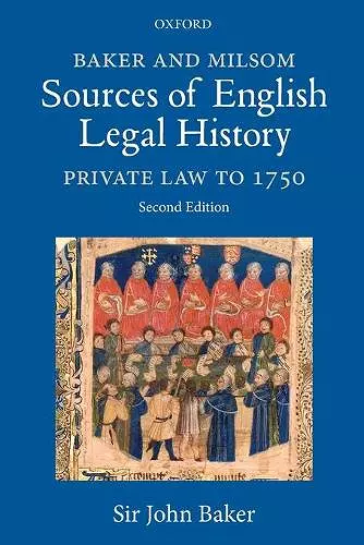Baker and Milsom Sources of English Legal History cover