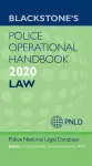 Blackstone's Police Operational Handbook 2020: Law cover
