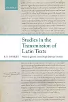 Studies in the Transmission of Latin Texts cover