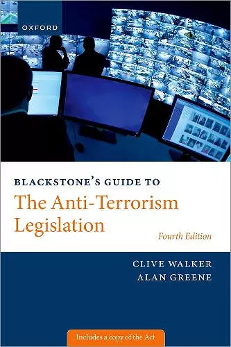 Blackstone's Guide to the Anti-Terrorism Legislation cover