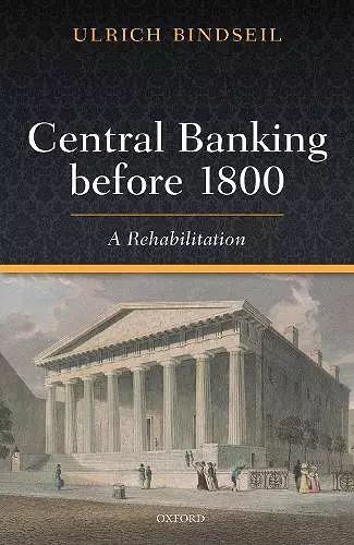 Central Banking before 1800 cover