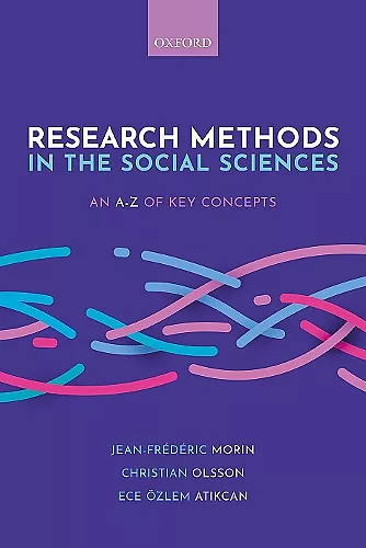 Research Methods in the Social Sciences: An A-Z of key concepts cover