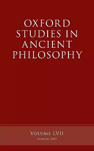 Oxford Studies in Ancient Philosophy, Volume 57 cover