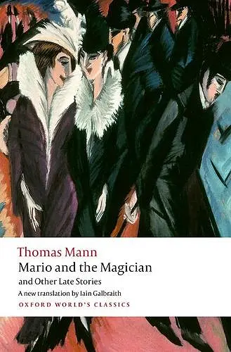 Mario and the Magician and Other Late Stories cover