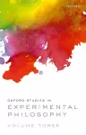 Oxford Studies in Experimental Philosophy Volume 3 cover