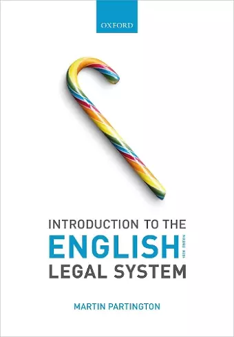 Introduction to the English Legal System cover