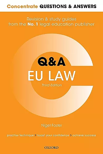 Concentrate Questions and Answers EU Law cover