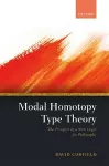 Modal Homotopy Type Theory cover
