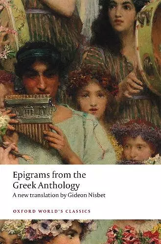 Epigrams from the Greek Anthology cover