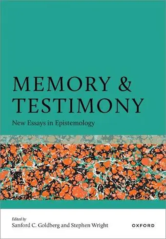 Memory and Testimony cover