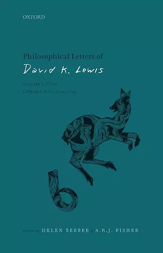 Philosophical Letters of David K. Lewis cover