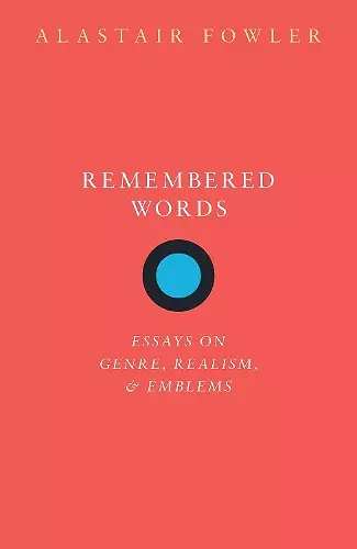 Remembered Words cover