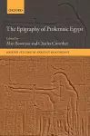 The Epigraphy of Ptolemaic Egypt cover