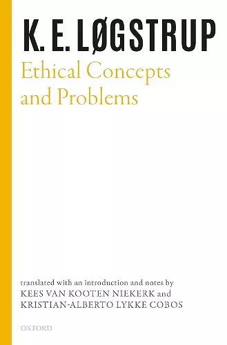 Ethical Concepts and Problems cover