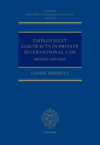 Employment Contracts and Private International Law cover