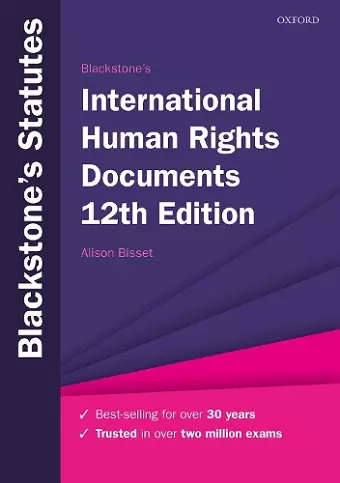 Blackstone's International Human Rights Documents cover
