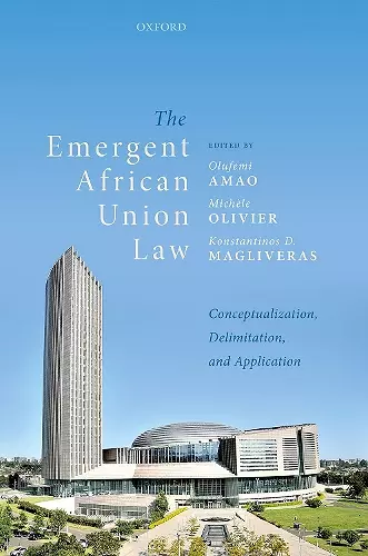 The Emergent African Union Law cover