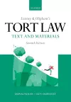Lunney & Oliphant's Tort Law cover