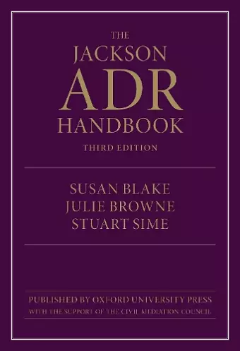 The Jackson ADR Handbook cover