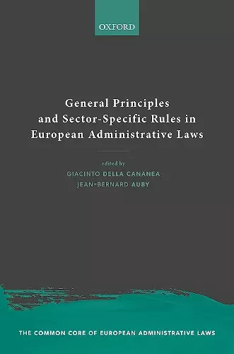 General Principles and Sector-Specific Rules in European Administrative Laws cover