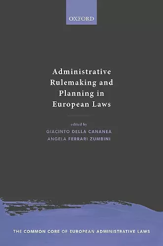 Administrative Rulemaking and Planning in European Laws cover