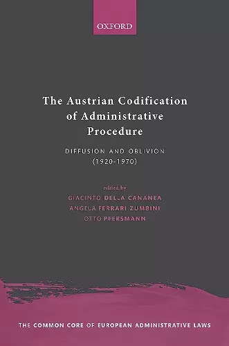 The Austrian Codification of Administrative Procedure cover