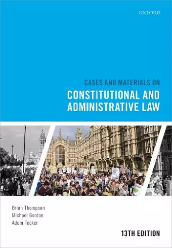 Cases and Materials on Constitutional and Administrative Law cover