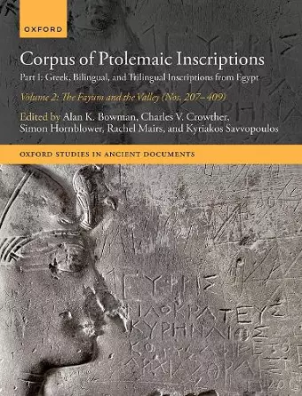 Corpus of Ptolemaic Inscriptions cover
