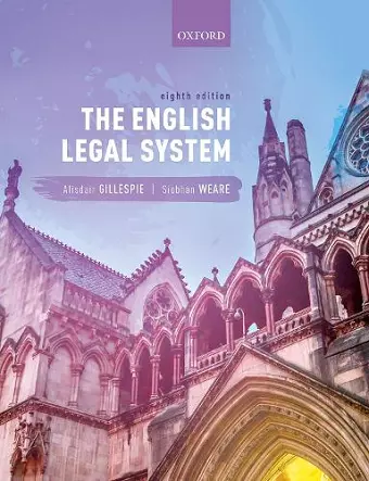 The English Legal System cover