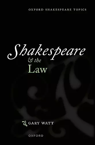 Shakespeare and the Law cover