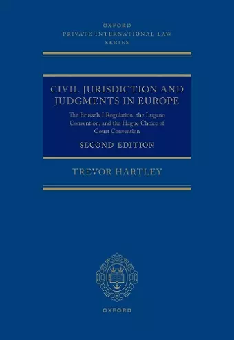 Civil Jurisdiction and Judgements in Europe cover