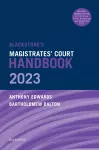 Blackstone's Magistrates' Court Handbook 2023 and Blackstone's Youths in the Criminal Courts (October 2018 edition) Pack cover