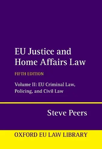 EU Justice and Home Affairs Law cover