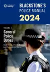 Blackstone's Police Manuals Volume 3: General Police Duties 2024 cover