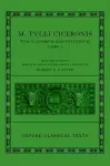 Cicero: Tusculan Disputations (Marci Tulli Ciceronis Tusculanarum Disputationum) cover