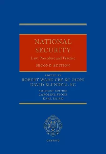 National Security Law, Procedure and Practice cover