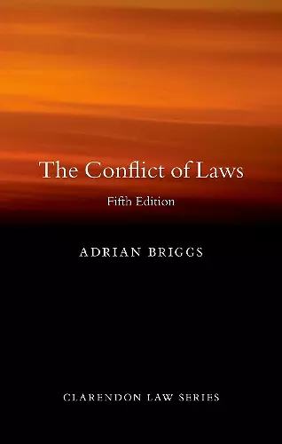 The Conflict of Laws cover