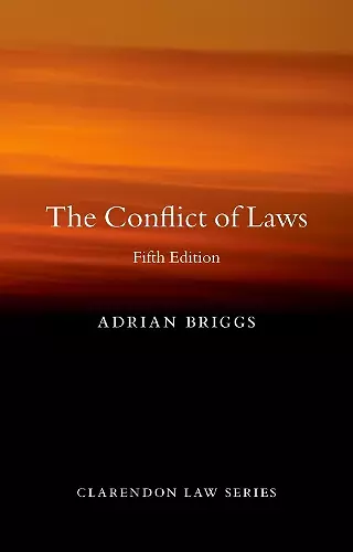 The Conflict of Laws cover