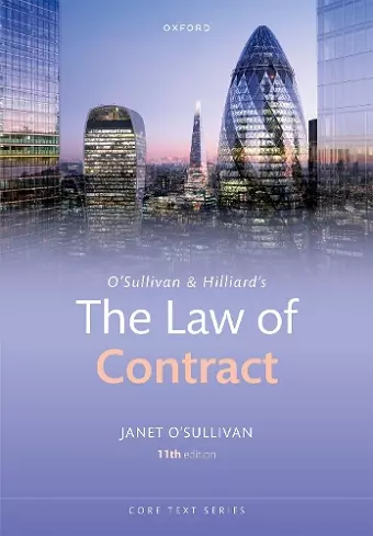 OʼSullivan & Hilliard's The Law of Contract cover