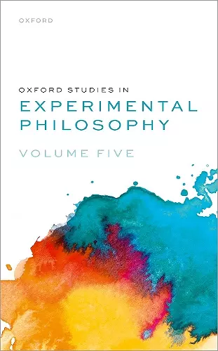 Oxford Studies in Experimental Philosophy cover