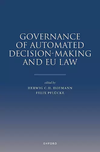 Governance of Automated Decision-Making and EU Law cover